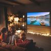 100Inch Projector Screen With Stand 16:9 4K Hd Rear Front Wrinkle-Free Portable And Foldable Movie Screen With Carry Bag For Indoor Outdoor Home Theat