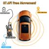 4200Psi 1.85Gpm 1800W Electric Pressure Washer High Pressure Cleaning Machine Portable Car Power Washer With Spray Gun 4 Nozzles Foam Cannon Holders F
