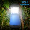 Camping Light Hand Crank Hiking Emergency Spotlight Lantern Lamps W/ Car Charger
