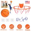 Silent Basketball With Ball Hoop Foam Bouncing Silent Basketball Uncoated High Density Foam Ball Indoor Low Noise Training Ball