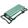 Foldable Garden Kneeler Seat W/ Kneeling Soft Cushion Pad Tools Pouch Portable Gardener Kneeling Bench Stool