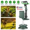 Solar Powered Motion Sensor Animal Repellent Sprinkler With Flashing Light Outdoor Animal Deterrent For Cats Dogs Squirrels Birds Raccons Deer And Mor