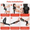 3-In-1 Cordless Electric Pole Saw & Mini Chainsaw & Grass Trimmer Kit With Adjustable Length 2Pcs 21V 1500Mah Batteries 4In/6In Chains Saw Blade 5Pcs
