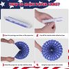 4Th Of July Decorations Set,Patriotic Party Supplies With Usa Foil Balloons Paper Fans Confetti Balloons Hanging Streamers Star Confetti Flags For Ind