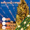 330Ft 1000Led String Lights Outdoor Christmas Decoration Lights With Remote Ip44 Waterproof 8 Lighting Modes 8 Brightness Timer Plug In Fairy Light Xm