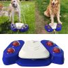 Dog Sprinkler Outdoor Canine Water Fountain Easy Paw Activated 2 Aqua Outlet Modes Hose Dispenser for Big and Small Dogs