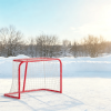 35" X 18" Street Hockey Goal Easy Setup Net Lightweight Portable with Metal Frame for Outdoor Sports