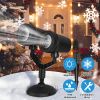 Christmas Snowflake Projector Light Dual-Head Led Stake Light Ip44 Waterproof Xmas Decoration For Holiday Indoor Outdoor Use Garden Patio Wall Decor
