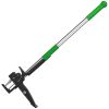 38.97In Aluminum Weed Puller Stand Up Weeder Without Bending Kneeling Manual Weed Remover Tool With 4 Claws For Lawn Yard Garden Patio