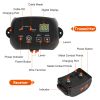 Dog Fence System Pet Containment System With 100 Adjustable Levels 2 Receivers Ipx7 Waterproof Rechargeable Underground Fence For Small Medium Large D