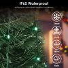 4.9Ft 166Pcs Led Lights Collapsible Christmas Tree Light With Remote App Control Ip65 Waterproof Customized Multi-Color Mode Timer Setting Work With A