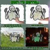 Halloween Skeleton Yard Sign Decorations 6Pcs Glow In The Dark Halloween Skull Fluorescence Lawn Garden Sign With 12 Stakes For Haunted House Garden Y