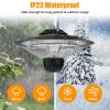 1500W Outdoor Patio Heater Electric Hanging Heated Ceiling Mounted Heating Lamp Ip23 Waterproof With 3 Heating Levels 30Mins/60Mins Timer 2 Remote Con