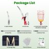2-In-1 Pole Saw & Fruit Picker With 1.3-9.6Ft Extendable Stainless Steel Pole Manual Tree Pruner With 65Mn Steel Blade Fruit Picking Basket Storage Ba