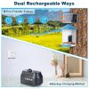 Smart Bird Feeder With Solar Powered Camera 1080P Hd Ai Identify Pir Motion Auto Capture Video Cloud Card Storage Wifi Connection App Control Ip65 Wat