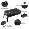 Portable Bbq Grill Foldable Charcoal Grill Lightweight Smoker Grill For Camping Picnics Garden Grilling