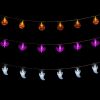 Halloween Pumpkin String Lights 30 Leds 9.8Ft Halloween String Lights Decorative Fairy Lights For Party Bedroom Home Festival Decoration