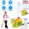 2 In 1 Snail Water Sprinkler Baseball Toy With 2 Sprinkler Nozzles 360° Rotating Spray Baseball Sprinkler Summer Water Toy For 4-8Years Old Boys Girls