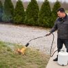 180,000 Btu Propane Weed Torch Heavy Duty Weed Burner Flame Weeder With 10Ft Hose Piezo Ignition Adjustable Flame Control For Weeds Ice Snow Asphalt F