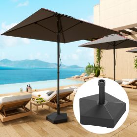 Patio Umbrella Base Holder, Heavy Duty Outdoor Umbrella Stand Base, Black