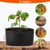 3 Pack Plant Grow Bags Potato Vegetable Planter Bags Breathable Planting Fabric Pots 15Gallons