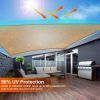 Title
Rectangle Top Canopy 98% Uv Block Awning Shelter 185Gsm Hdpe Patio Cover With Snap Hooks Ropes For Outdoor Garden Backyard