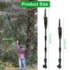 6In Cordless Pole Saw 7.4Ft Maximum Extendable Length 35Ft/S Speed Electric Pole Chainsaw 2Pcs 3.0Ah Batteries And Charger Included For Pruning Trimmi