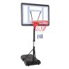 [Same Model Code: 13290080]HY-B064S Portable Movable Swimming Pool PVC Transparent Backboard Basketball Stand (Basket Adjustment Height 1.15m-1.35m) M
