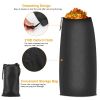 2 pack Lawn Tractor Leaf Bag - 54 Cubic Foot Standard Leaf Bag - 112-inch Opening for 2 Bag Material Collection Systems Ride-On Lawnmowers - Heavy Dut
