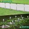 10-Pack Solar Pathway Lights – Waterproof Stainless Steel
