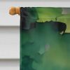 Flamingo House Flag Large Porch Sleeve Pole Decorative Outside Yard Banner Artwork Wall Hanging, Polyester, House Size, Multicolor