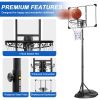Portable Basketball Hoop,Outdoor Basketball Hoop Adjustable Height 7.5ft 9.2ft