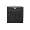 Side RV Awning Shade Kit 8'x10', Black