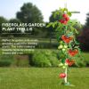 7FT*2FT 2PC This white U-shaped tube climbing trellis is simple and stylish, offering stable support and creating an elegant green space.
