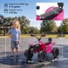 24V 2 Seater Ride On Toys, Kids ATV 4 Wheeler with Dual Motors, High & Low Speed for Boys Girls Aged 3-8 Years, Pink