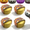 4 Pack Halloween Slow Rising Squishies Baozi Squishy Toys Mystery Squishy Box Toys for Kids Stress Relief Desk Toys Halloween Party Favors Halloween T