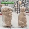 5.3ft*50ft Natural and eco-friendly, jute cloth roll, garden plant cover, soil-moisturizing and weed-control cloth, biodegradable and breathable mulch
