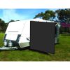 Side RV Awning Shade Kit 8'x10', Black