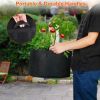 3 Pack Plant Grow Bags Potato Vegetable Planter Bags Breathable Planting Fabric Pots 15Gallons