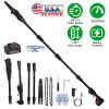 6In Cordless Pole Saw 7.4Ft Maximum Extendable Length 35Ft/S Speed Electric Pole Chainsaw 2Pcs 1.5Ah Batteries And Charger Included For Pruning Trimmi