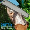 Electric Mini Chainsaw Portable Handheld Cordless Small Chain Saw Battery Powered With 2Pcs 1200Mah Rechargeable Batteries 8In Chains Gloves Goggles F