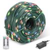 330Ft 1000Led String Lights Outdoor Christmas Decoration Lights With Remote Ip44 Waterproof 8 Lighting Modes 8 Brightness Timer Plug In Fairy Light Xm