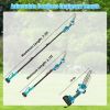2-In-1 Cordless Pole Saw And Mini Chainsaw With Extension Pole 21V Battery 8” Electric Brushless Pole Chainsaw With Auto Oiler Safety Switch 6.4Lbs Li