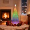 Led Smart Christmas Cone Tree Outdoor Lighted Christmas Tree Light With App Control Remote Control Ip44 Waterproof Timer 210 Modes For Indoor Outside
