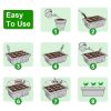 5Packs Seed Starter Tray With Grow Light Humidity Dome Germination Kit With 5-Level Brightness 4 Timers For Indoor Greenhouse