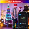 5.9Ft 234Pcs Led Lights Collapsible Christmas Tree Light With Remote App Control Ip65 Waterproof Customized Multi-Color Mode Timer Setting Work With A
