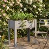 31X16X30In Elevated Raised Garden Bed With Legs, Wooden Planter Box For Outdoor Vegetable Herb Flower Fruit Growing