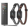 2-In-1 Dog Shock And Bark Collar Dog Training Collar With Remote 3 Collars Rechargeable Ip68 Waterproof With 3 Channels For Medium And Small Dogs