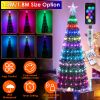 5.9Ft 234Pcs Led Lights Collapsible Christmas Tree Light With Remote App Control Ip65 Waterproof Customized Multi-Color Mode Timer Setting Work With A