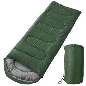 Camping Sleeping Bags For Adults Teens Moisture-Proof Hiking Sleep Bag With Carry Bag 32-50℉ For Spring Autumn Winter Seasons